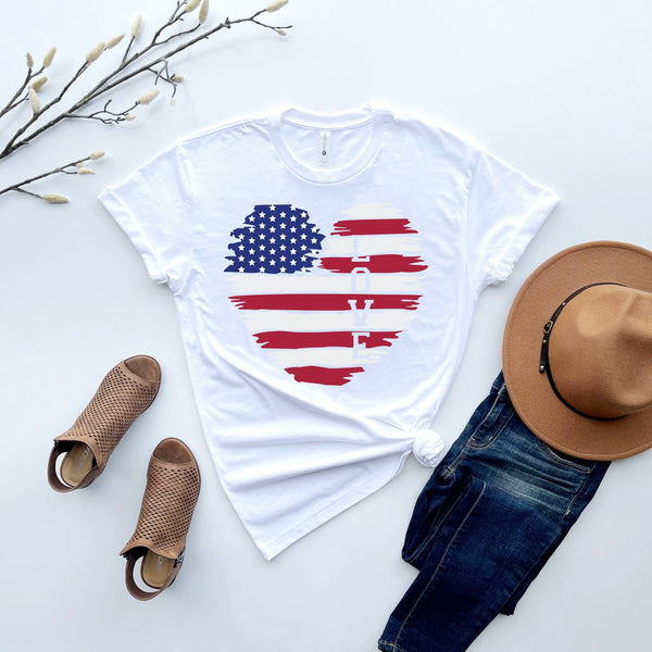American heart love T-Shirt