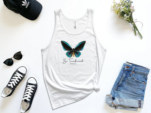 White Be transformed tank tops