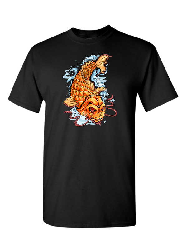 Buy Black Dope Koi Fish T-Shirt