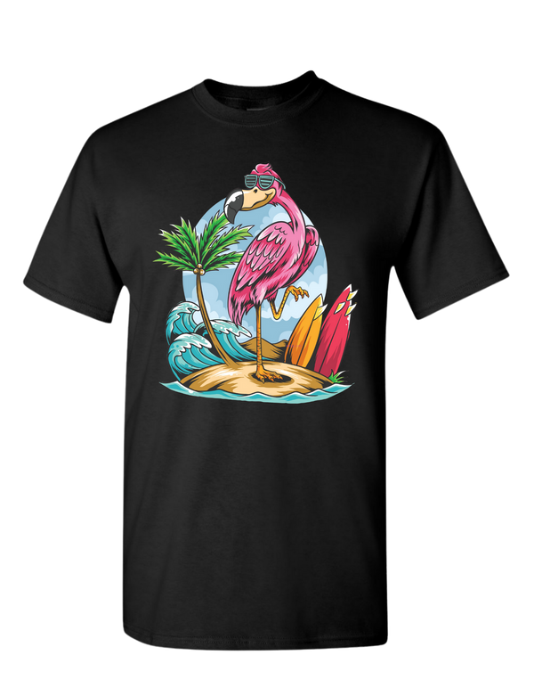 Beach flamingo T-Shirt