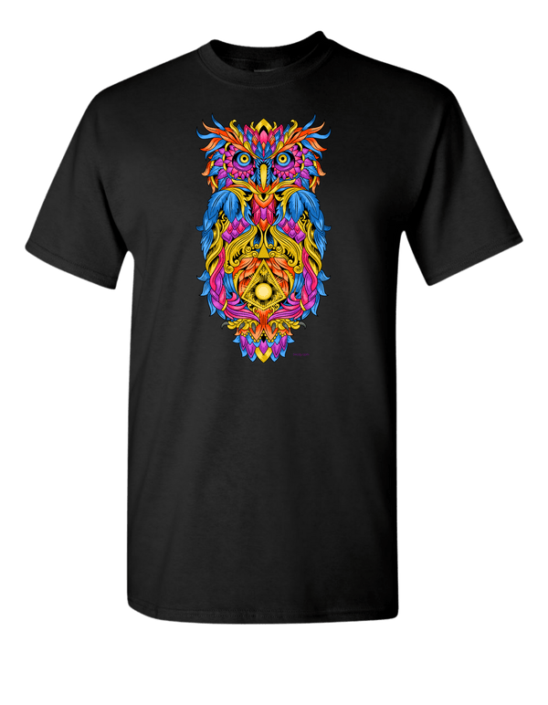 Brilliant Owl Black T-Shirt