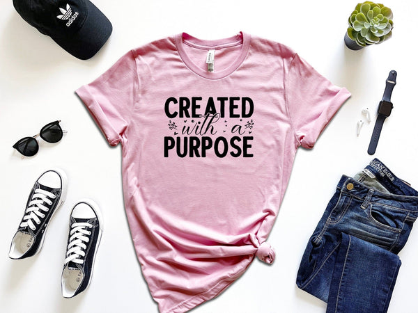 Created with a purpose Essential T-Shirts