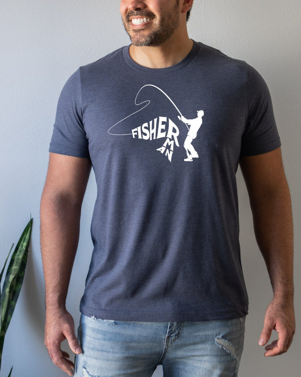 Fisherman navy t-shirt