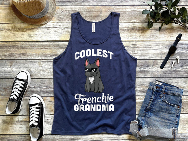 French Bulldog Coolest Grandma tank tops