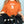 Load image into Gallery viewer, Scaredy Cat Shirt Cute Cartoon Ghost Cat Halloween on Gildan orange t-shirt
