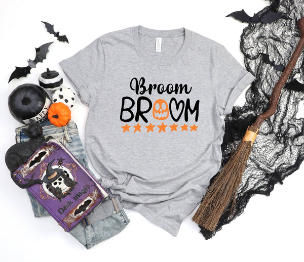Broom broom athletic heather gray t-shirt