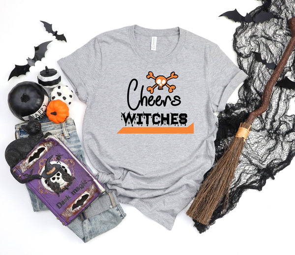 Cheers Witches Athletic Heather Gray T-Shirt