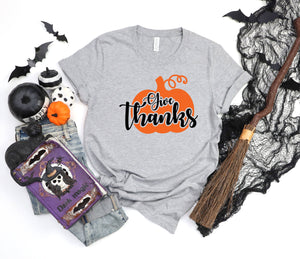 Give thanks athletic heather gray t-shirt