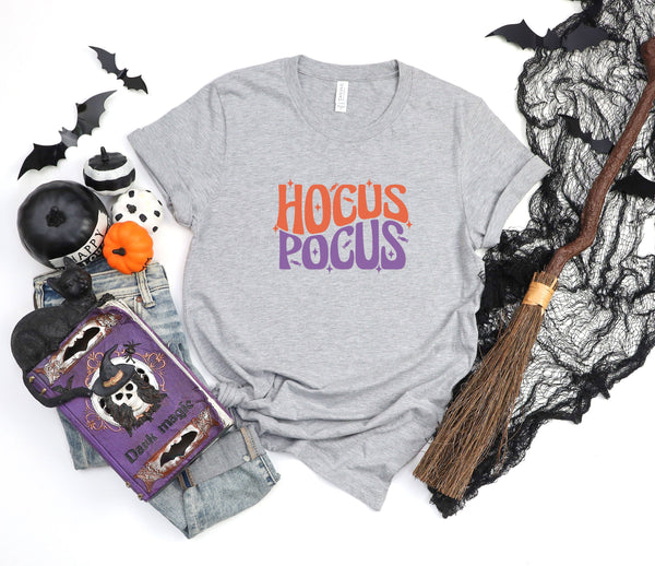 Hocus Pocus athletic heather gray t-shirt