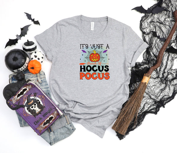 Its Just a Bunch of Hocus Pocus Athletic Heather Gray T-Shirt