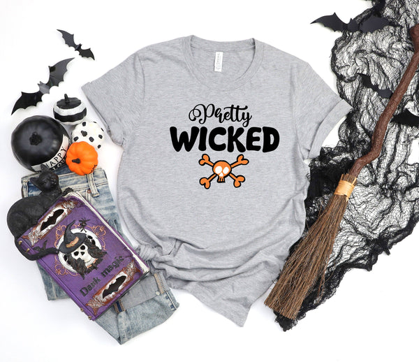 Pretty wicked athletic heather gray t-shirt