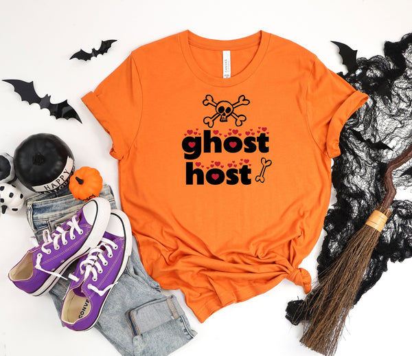 Ghost host orange t-shirt