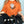 Load image into Gallery viewer, Ghost Halloween Retro Ghost Distressed on Gildan Orange T-Shirt
