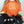 Load image into Gallery viewer, Halloween subway white on Gildan Orange T-Shirt
