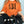 Load image into Gallery viewer, October 31 spider on Gildan orange t-shirt
