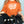 Load image into Gallery viewer, Spooky babe white on Gildan orange t-shirt
