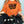 Load image into Gallery viewer, Spooky babe bat on Gildan Orange T-Shirt
