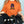 Load image into Gallery viewer, Spooky mama straight purple on Gildan orange t-shirt
