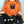 Load image into Gallery viewer, Spooky mini wings retro on Gildan orange t-shirt
