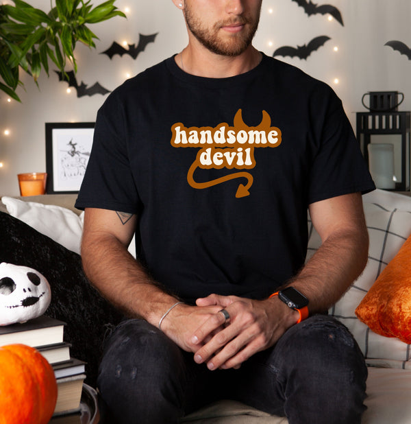 Handsome Devil on Gildan Men T-Shirt
