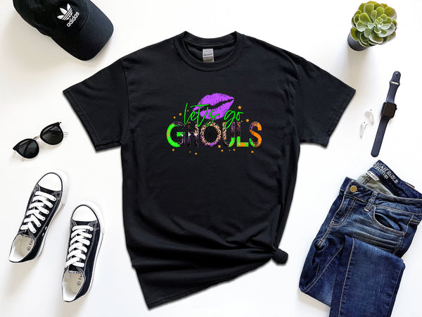 Lets go ghouls grunge on Gildan t-shirt