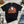 Load image into Gallery viewer, Hippie halloween pumpkin on Gildan Black T-Shirt
