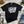 Load image into Gallery viewer, Spooky babe white on Gildan black t-shirt
