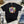 Load image into Gallery viewer, Witchy vibes grunge circle on Gildan black t-shirt
