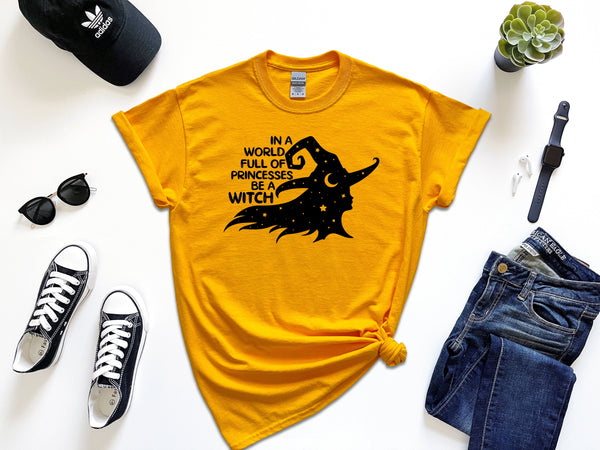 Be a witch on Gildan Gold T-Shirt