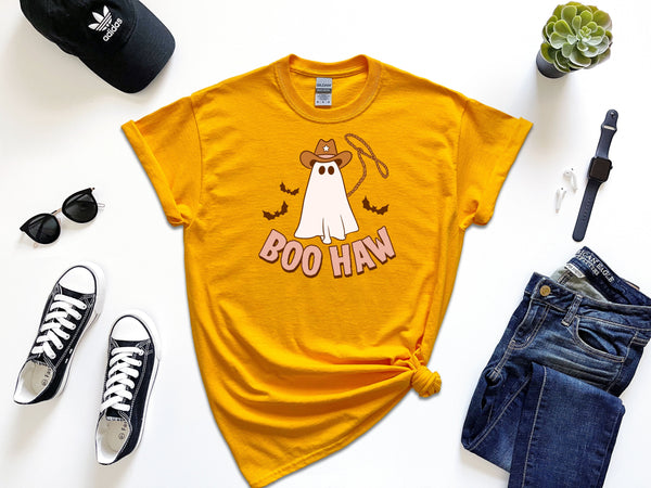 Boo Haw on Gildan Gold T-Shirt