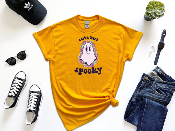 Cute but Spooky on Gildan Gold T-Shirt