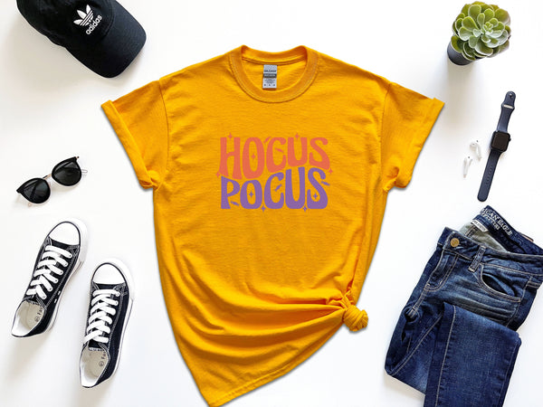 Hocus Pocus on Gildan Gold T-Shirt