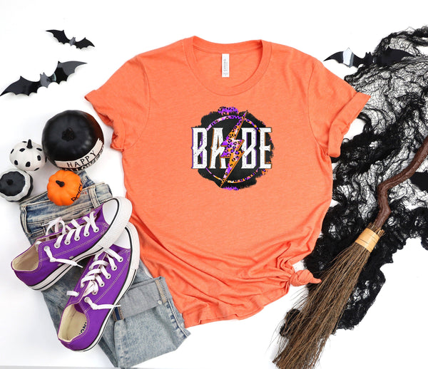 Babe halloween coral t-shirt