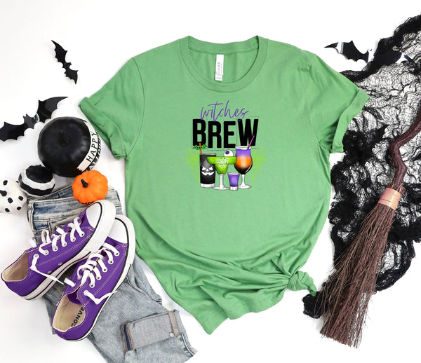 Witches brew drinks green t-shirt