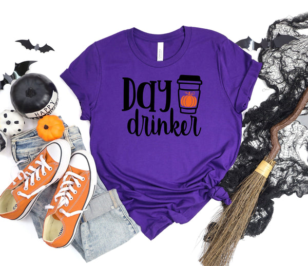 Day drinker purple t-shirt