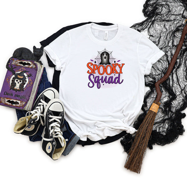 Spooky Squad ghost white  t-shirt