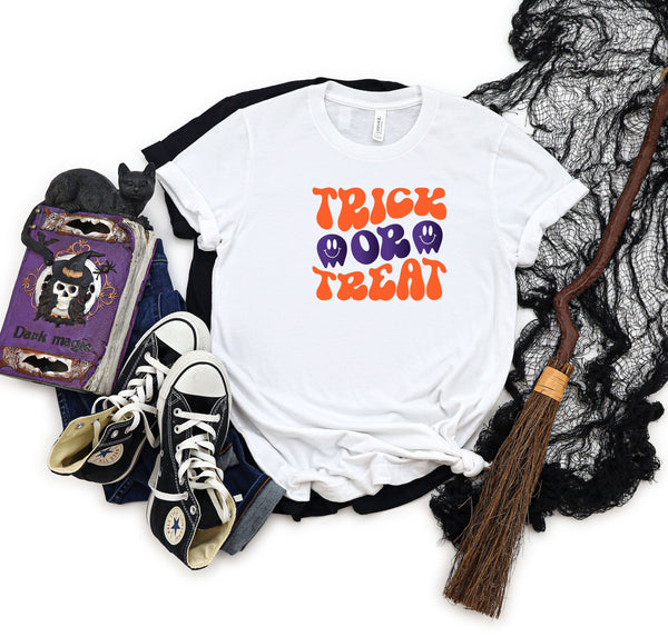 Trick or treat cute ghosts whitet-shirt
