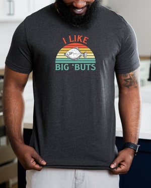 I like big buts gray t-shirt