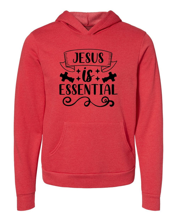 Jesus is Essential Red Hoodies