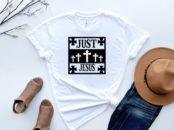 Women Just Jesus t-shirt