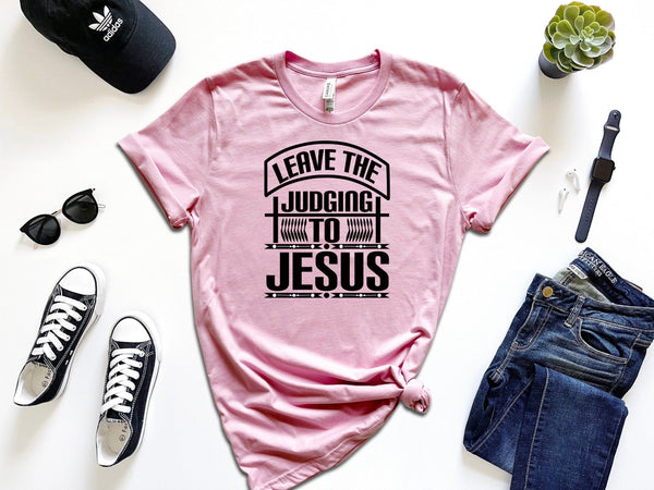 Buy Religion Leave judging to Jesus t-shirt