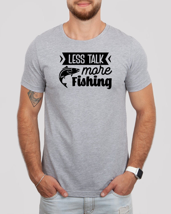 Less talk med gray t-shirt