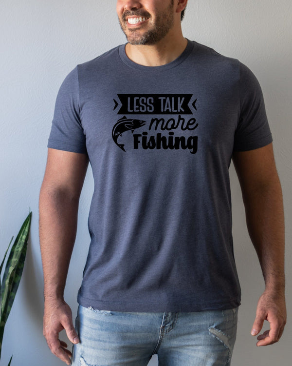 Less talk navy t-shirt