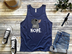 Buy Nope Lazy Frenchie Tank Tops For French Bulldog Dog Lover 