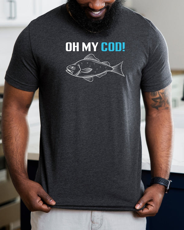 Oh my cod gray t-shirt