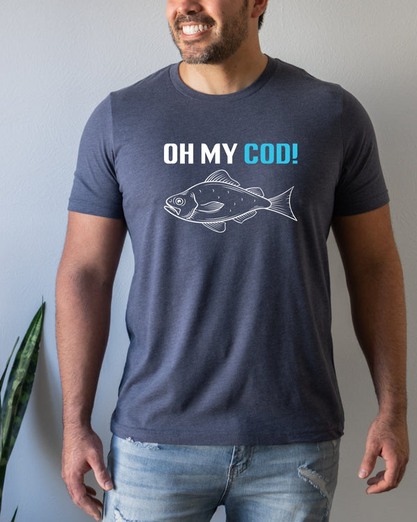 Oh my cod navy t-shirt