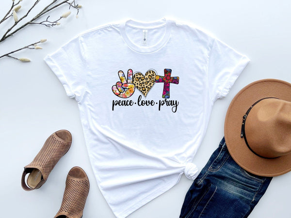 Peace Love Pray T-Shirt