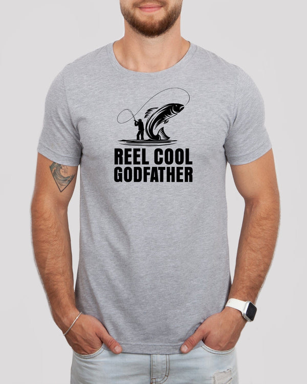 Reel cool godfather med gray t-shirt