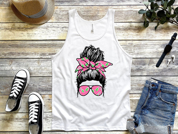 Buy Mom Life Guitar Tank Tops