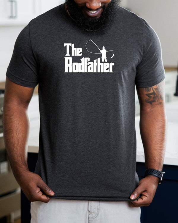 The rodfather white transparent gray t-shirt